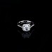 9385 Big Diamond studded daily wear party wedding proposal love Titanium ring