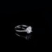 9385 Big Diamond studded daily wear party wedding proposal love Titanium ring