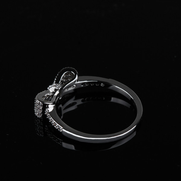 9386 Bow Love knot proposal wedding engagement daily wear ring 
