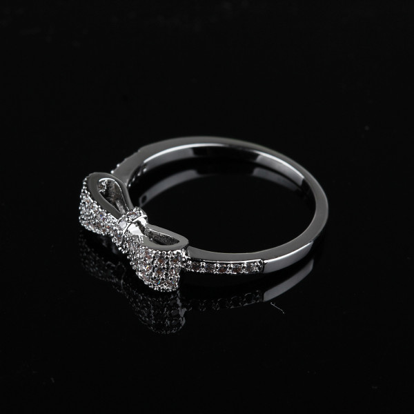 9386 Bow Love knot proposal wedding engagement daily wear ring 