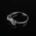 9386 Bow Love knot proposal wedding engagement daily wear ring 