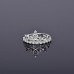 9387 Titanium Plated Crown Princess Party engagement wedding love proposal ring