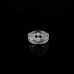 9388 Titanium Plated Big Crown Princess Party engagement wedding love proposal ring
