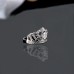 9388 Titanium Plated Big Crown Princess Party engagement wedding love proposal ring