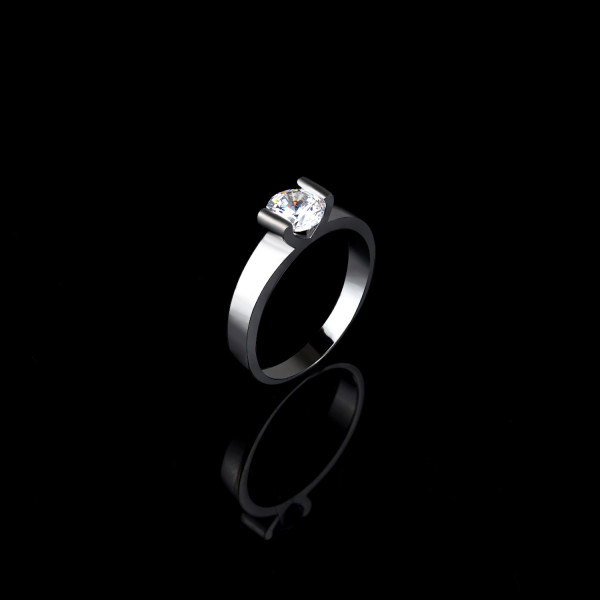 9390 simple elegant party daily wedding engagement love proposal titanium ring