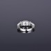9391 Snow Flake Diamond Platinum New design Stunning love proposal engagement wedding women girls ring