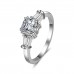 9393 Simple Elegant Daily party wedding engagement girl women Titanium ring
