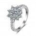 9394 Titanium Plated Sunflower  Party engagement wedding love proposal women girl ring