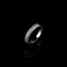 9398 Halfway studded Diamond Platinum ring bands love propose wedding engagement stainless steel