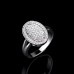 9404 Multi diamond studded wedding love engagement love Platinum propose girl women partywear