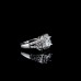 9406 Square diamond studded wedding love engagement love Platinum