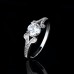 9412 Diamond Studded Titanium ring for girl women party gift proposal valentine wedding engagement