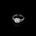 9415 Octa design  Crystal Couple Ring Women Noble Wedding Ring