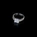 9418 Square Diamond Ring Studded stones girl women party wedding engagement queen ring