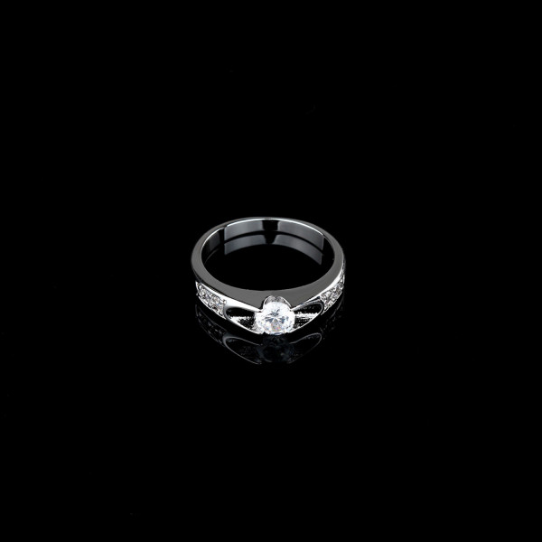 9419 Nobel design Diamond Ring Studded stones girl women party wedding engagement queen ring
