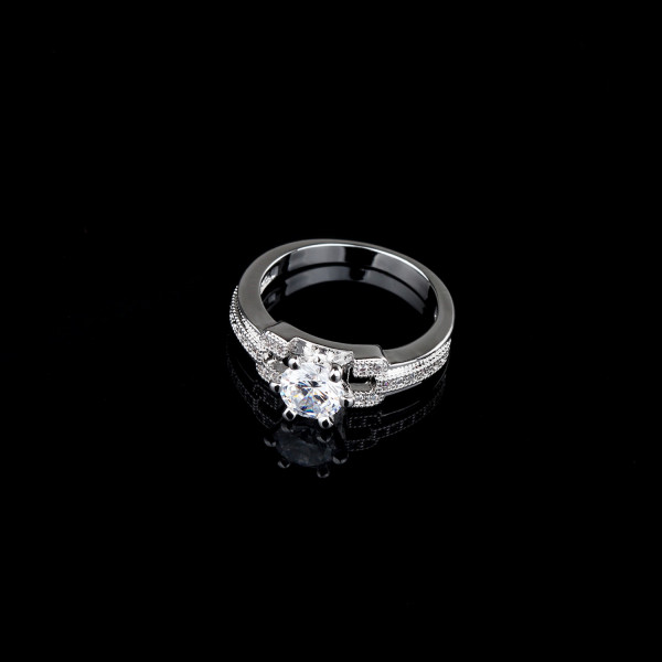 9422 Simple Elegant Daily party wedding engagement girl women Titanium ring