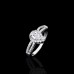 9426 Water Drop Diamond studded titanium girl women party gift proposal wedding engagement ring