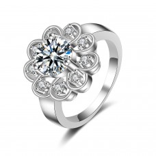 9428 Titanium Plated Sunflower  Party engagement wedding love proposal women girl ring