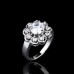 9428 Titanium Plated Sunflower  Party engagement wedding love proposal women girl ring