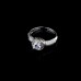 9429 Titanium Plated Diamond studded  Party engagement wedding love proposal women girl ring