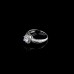 9429 Titanium Plated Diamond studded  Party engagement wedding love proposal women girl ring