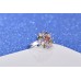 9433 Multi Colour Flower Wedding engagement Party love Girl Women Titanium ring