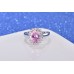 9441 White Colour Big Stone Wedding engagement Party love Girl Women Titanium ring