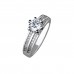 9445 Snow Flake Diamond Platinum New design Stunning love proposal engagement wedding women girls ring