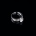 9445 Snow Flake Diamond Platinum New design Stunning love proposal engagement wedding women girls ring