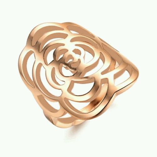 9044 Hollow Carved Rose Ring Engagement Ring