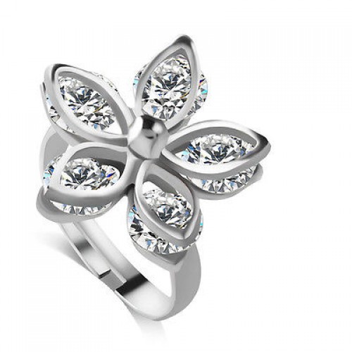 9068 Women Alloy Star Design Finger Ring Wedding Ring Gift