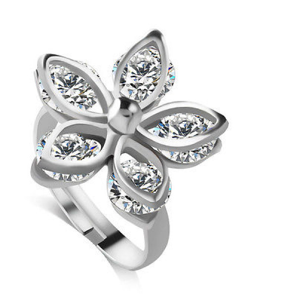 9068 Women Alloy Star Design Finger Ring Wedding Ring Gift 9068 Women Alloy Star Design Finger Ring Wedding Ring Gift