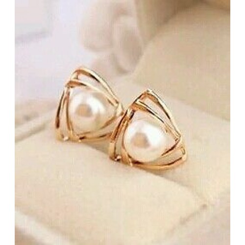#1002 Korean jewelry sweet and romantic and generous temperament earrings