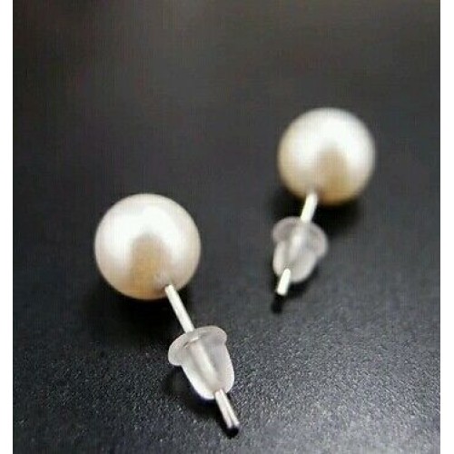 #1037 Korea fashion celebrity style sweet and simple pearl earrings