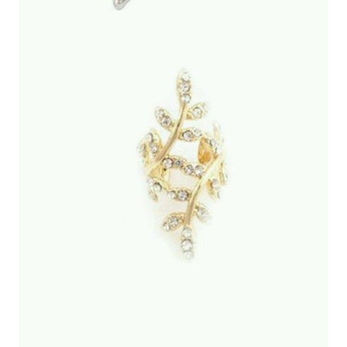 #1074 Gold Color Korean Style Cute Without Pierced Plum Flowers Ear Clip Earring