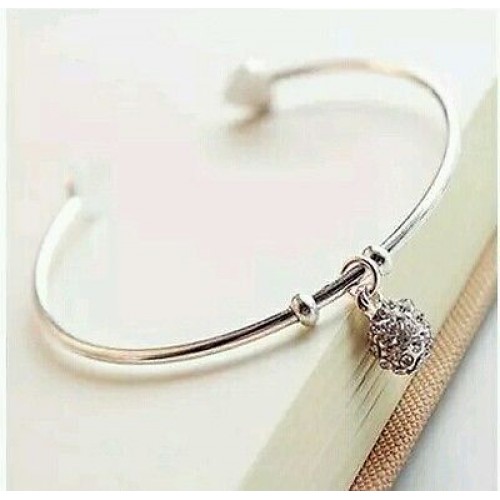 #3011 Female temperament Korean simple imitation diamond ball bracelet