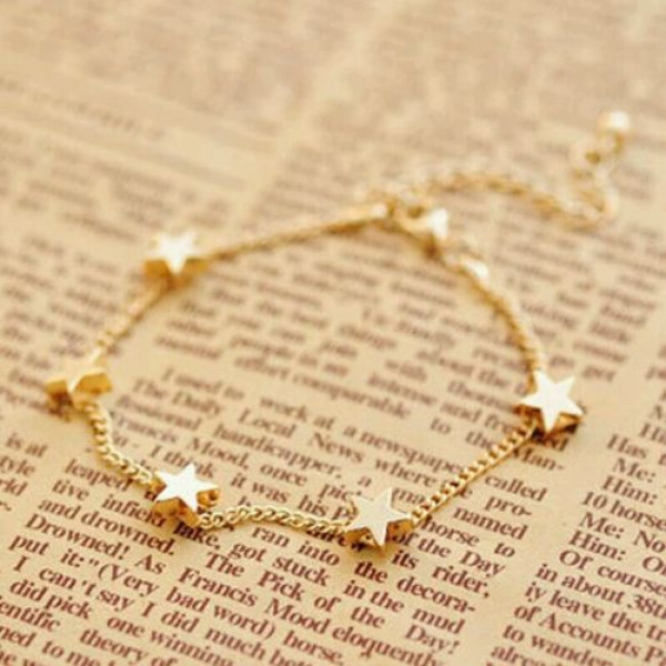 #3043 New Gold Plated Turkish Jewelry Star Design Bracelets #3043 New Gold Plated Turkish Jewelry Star Design Bracelets