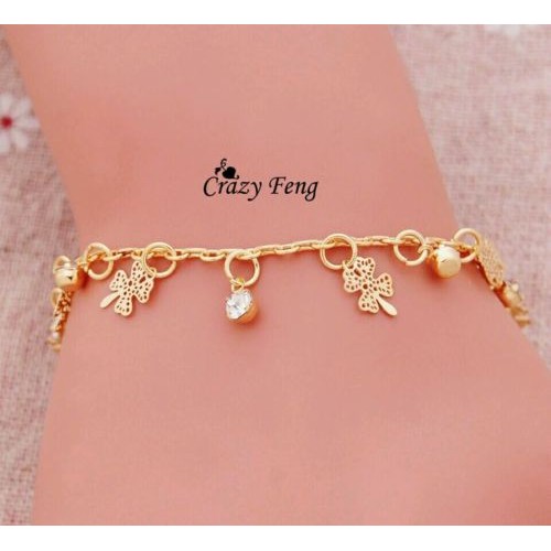 #3052 New design 18K yellow gold plated friendship bracelets