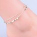 2006 Little Star Pentagram Silver Plated Anklet Foot  Bracelet