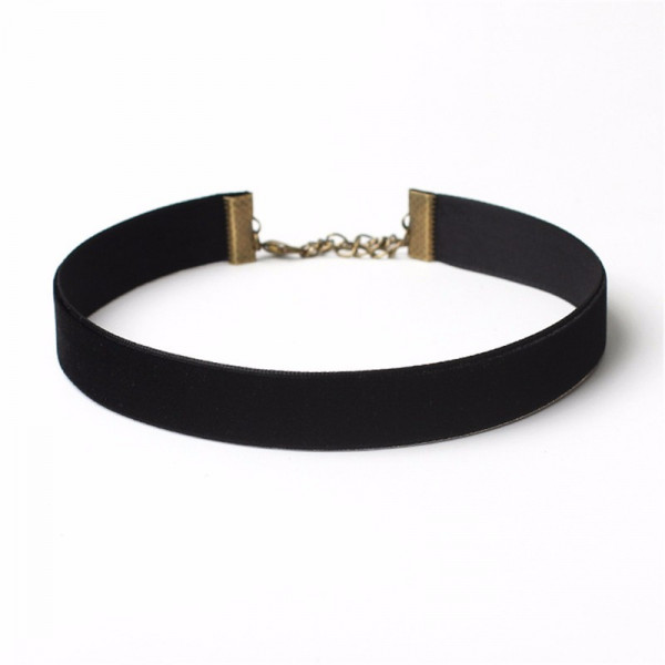 #8062 New Fashion 18Pcs/set Women Black Rope Choker Necklace