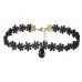 #8062 New Fashion 18Pcs/set Women Black Rope Choker Necklace