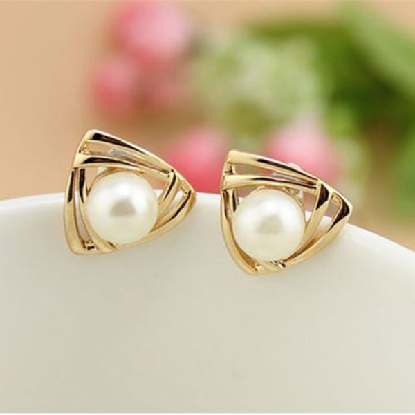 #1002 Korean jewelry sweet and romantic and generous temperament earrings