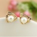 #1002 Korean jewelry sweet and romantic and generous temperament earrings