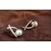 #1001 Crystal Rhinestone simulated pearl Bowknot Design Girls Ear Stud Earring