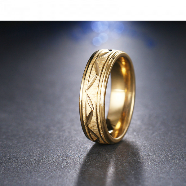 #9087 Stainless Steel Ring Women and Men Handsome 18k Gold Plated Fashion ring #9087 Stainless Steel Ring Women and Men Handsome 18k Gold Plated Fashion ring