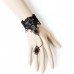 #3070 Vintage Lace Wristband Bracelet Finger Ring Butterfly Bracelet