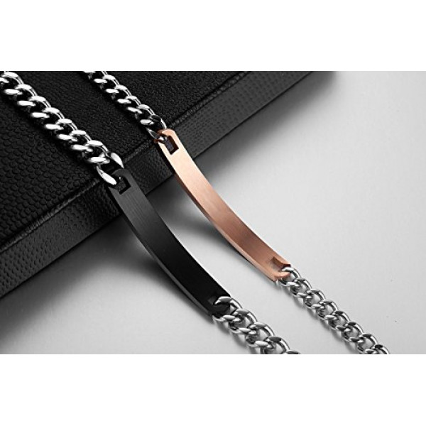 3110 His Queen Her King Couple Bracelet for Men and Women