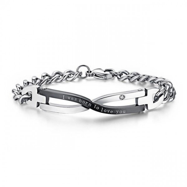 3112 I was born to love you' Love Quotes Couple Bracelets 3112 I was born to love you' Love Quotes Couple Bracelets