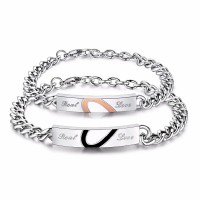 3115 'Real Love' Couple Chain Bracelet