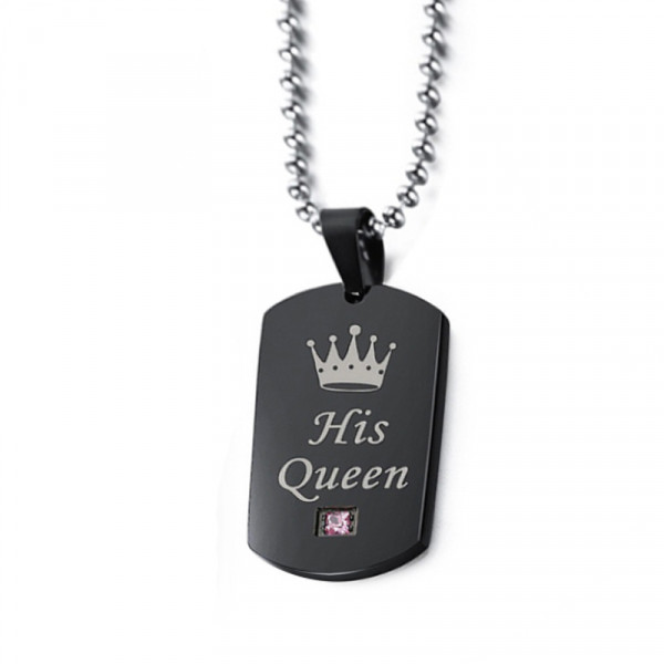 7103 Her King His Queen Couple Pendant For Boy and Girl 7103 Her King His Queen Couple Pendant For Boy and Girl
